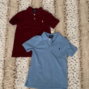 Polo by Ralph Lauren Kids' Maroon and Light Blue Polo Shirts